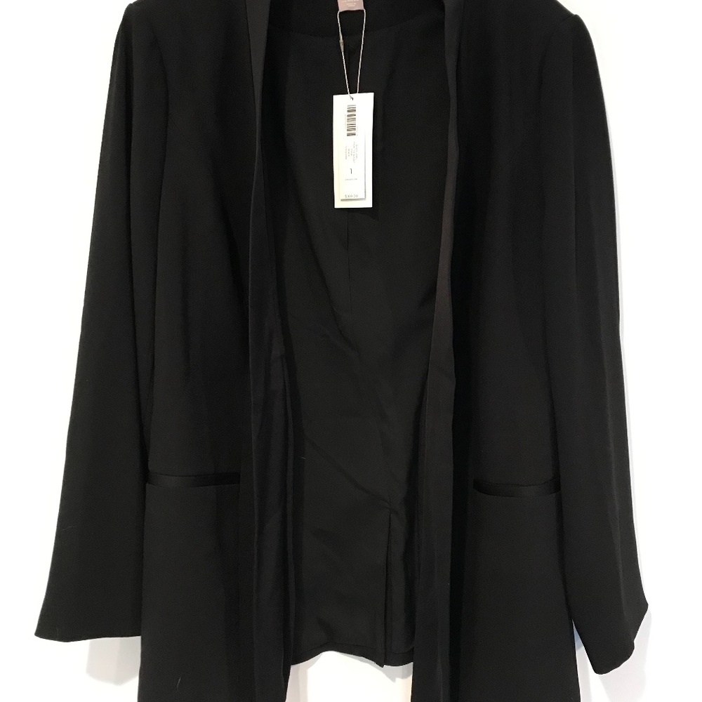 NEW Chico's Black Label Front Tie Blazer